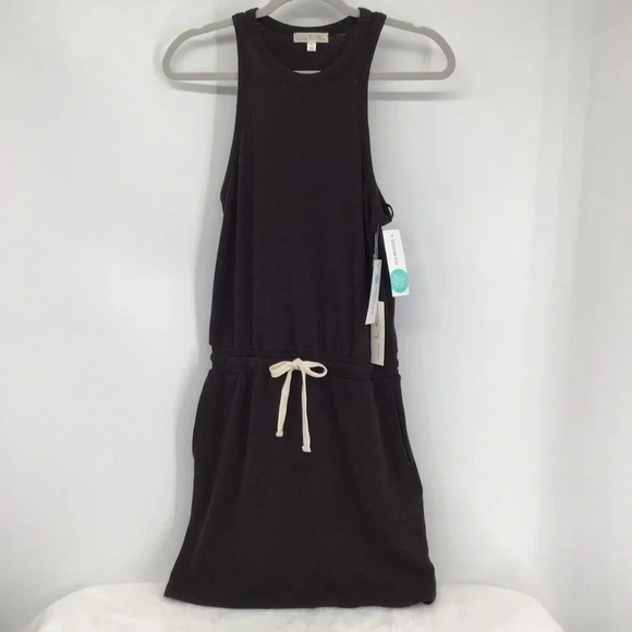 Nine Britton Women’s Dianne French Terry Spring Summer Racerback Dress NWT Sz XS - Picture 1 of 9